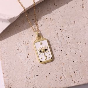 TAROT EYE PENDANT NECKLACE